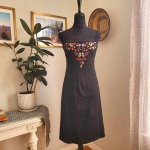 Betsy Johnson dress with Floral embroidery size 10